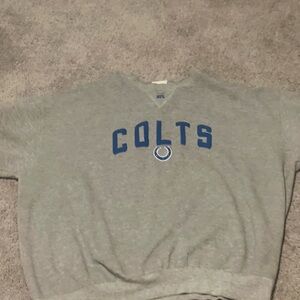 Colts Gray Crewneck Sweater